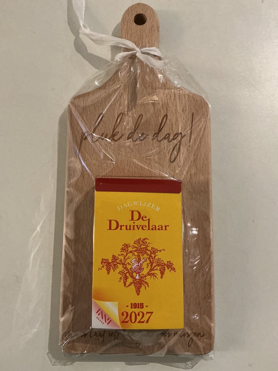 DE DRUIVELAAR SCHEURKALENDER SET PLUK DE DAG!