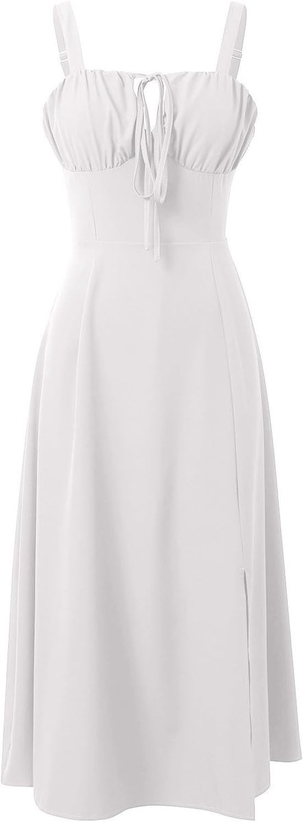 Casual jurk voor dames, elegant, chic, avond, cocktail, ceremonie, grote maat, kort, chiffon, blote rug, bal, vintage, elegant, modern, A31