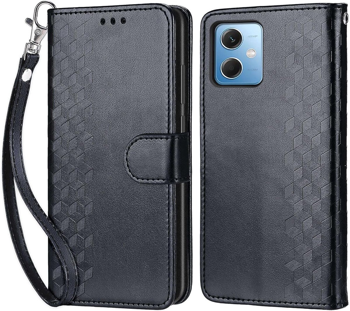 Telefoonhoesje voor Xiaomi Redmi Note 12 5G, zwart