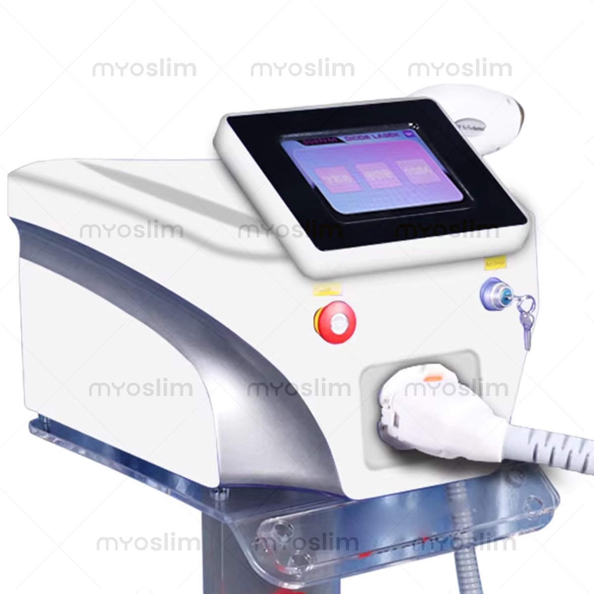 Laser Epilator Multi-golflengten 755 808 1064nm - Elektrisch Vermogen - ABS Materiaal - Voor Gezicht En Lichaam - Pijnloos Koelsysteem
