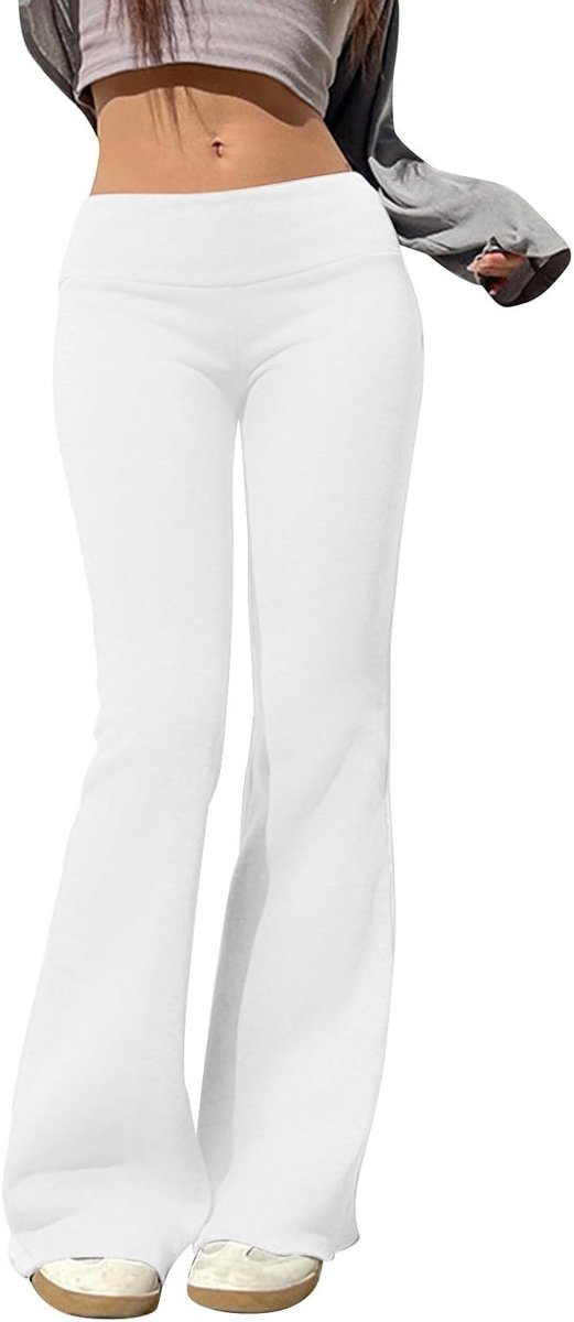 Broek Vrouwen Zomer Brede Hoge Taille Vloeiend Bohemian Losse Rechte Katoen Casual Lichtgewicht met Zakken Chic Strand Mode A177