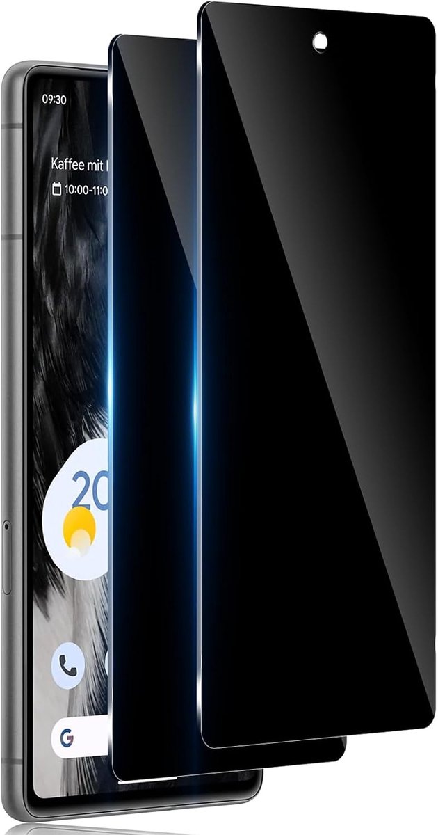 2 stuks Antispy Screen Protector voor Google Pixel 7 Privacy, Guard 9H Filter Glas, Volledige Film gehard glas onbreekbaar, anti-verblinding