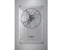 Stadskaart Yopal - Plexiglas 60x90 cm - Orbit City