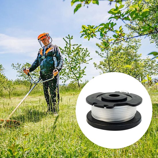 Trimmer Vervangende Spoellijn voor Ein-hell GE-CT 18/28 Li en GE-CT 18/28 Li TC, TLE-03 Vervangende Lijnspoel, 0.0" - 16Ft Gras Strimmer Line (4+1) — afbeelding 5