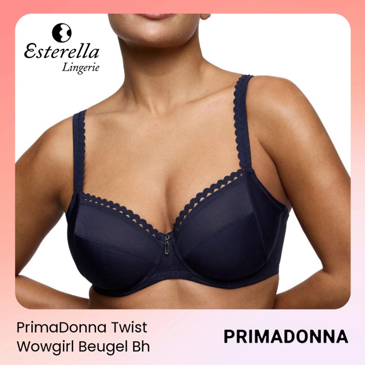 PrimaDonna Twist Wowgirl Beugel Bh Volle Cup 0142600 Evening Blue - maat EU 85G / FR