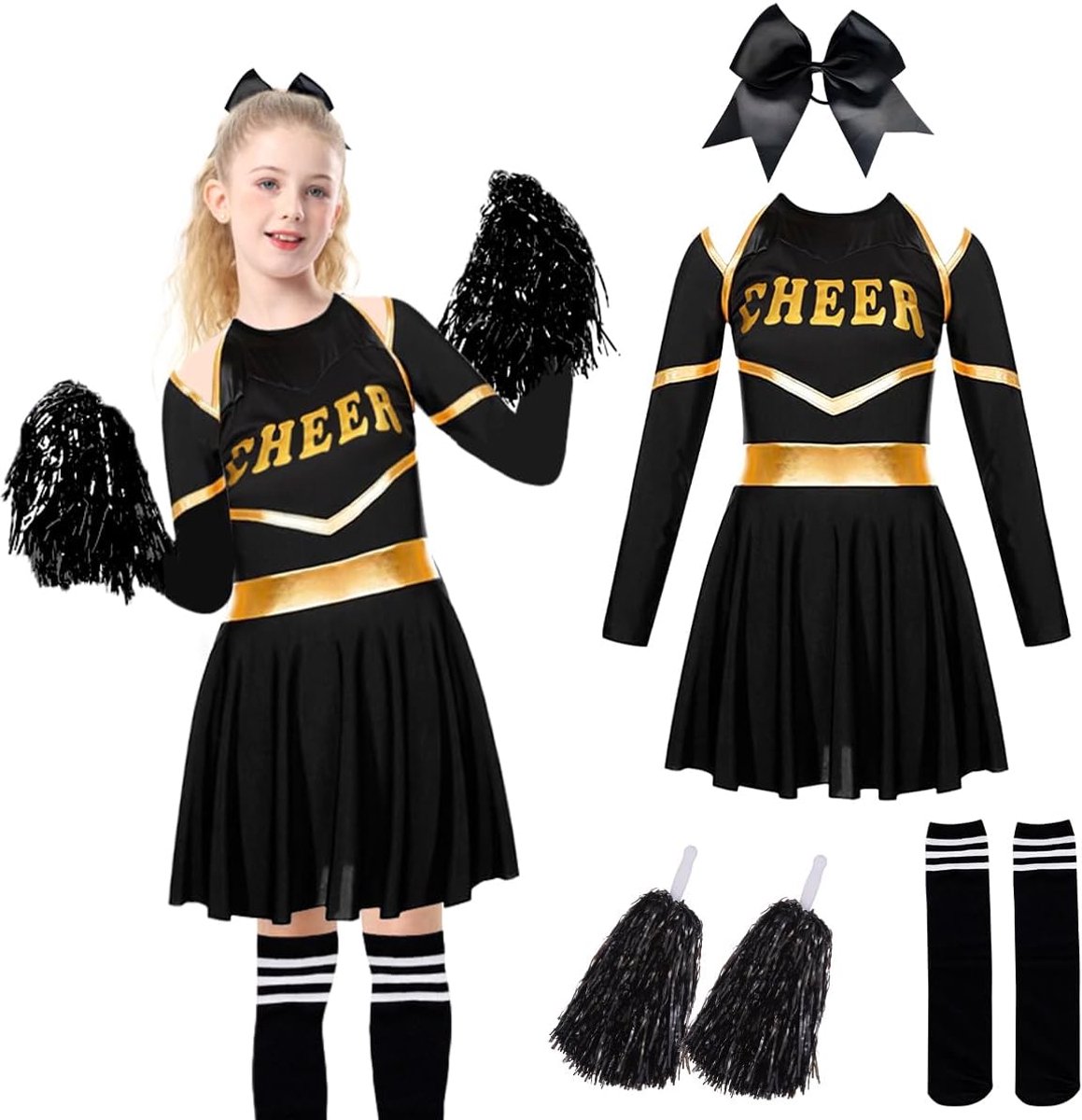 Cheerleader kostuum