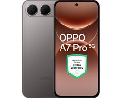 OPPO A7 Pro 5G 6 + 256GB Shine Titanium - Extra Garantie Image