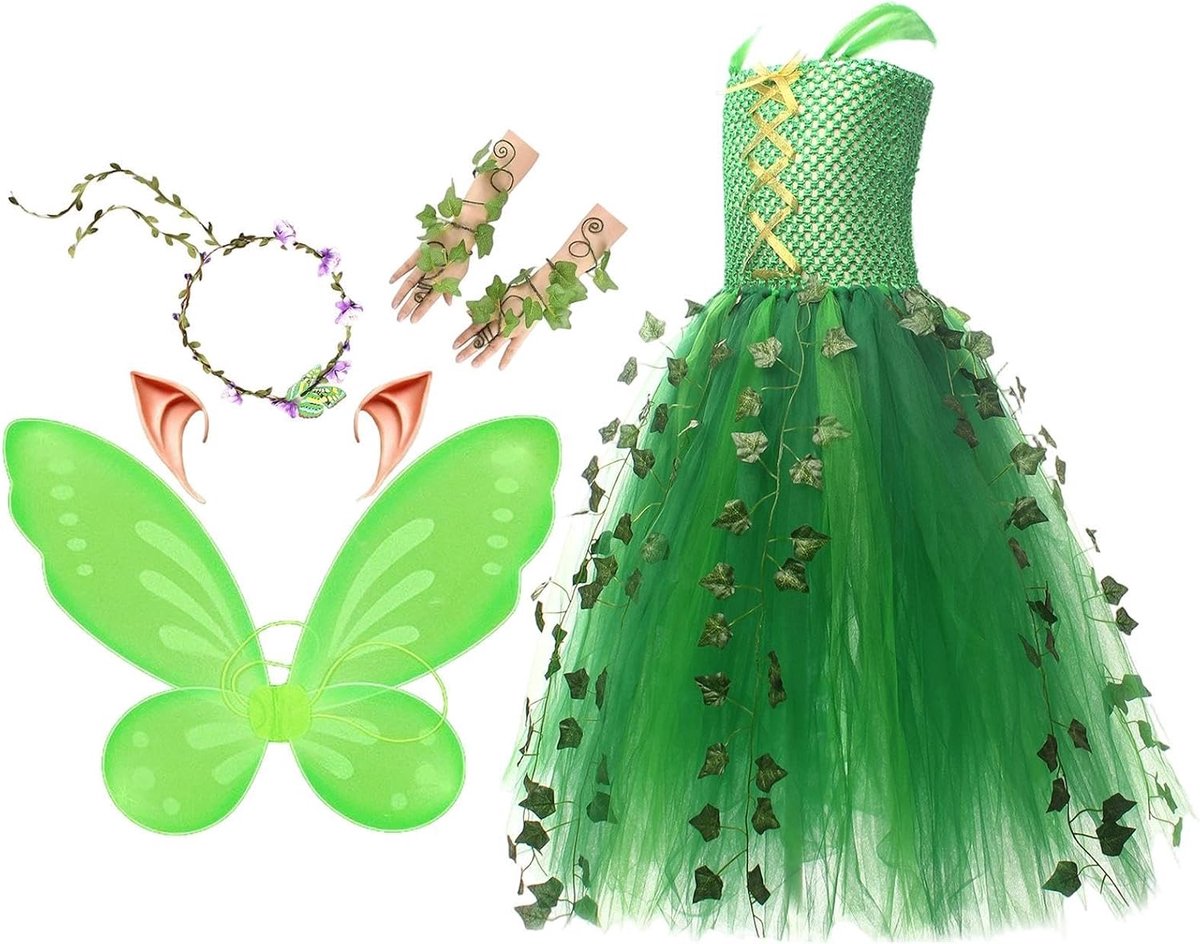 Dress-Up Verkleedkostuum voor Kinderen Cosplay-outfit met hoofdband en