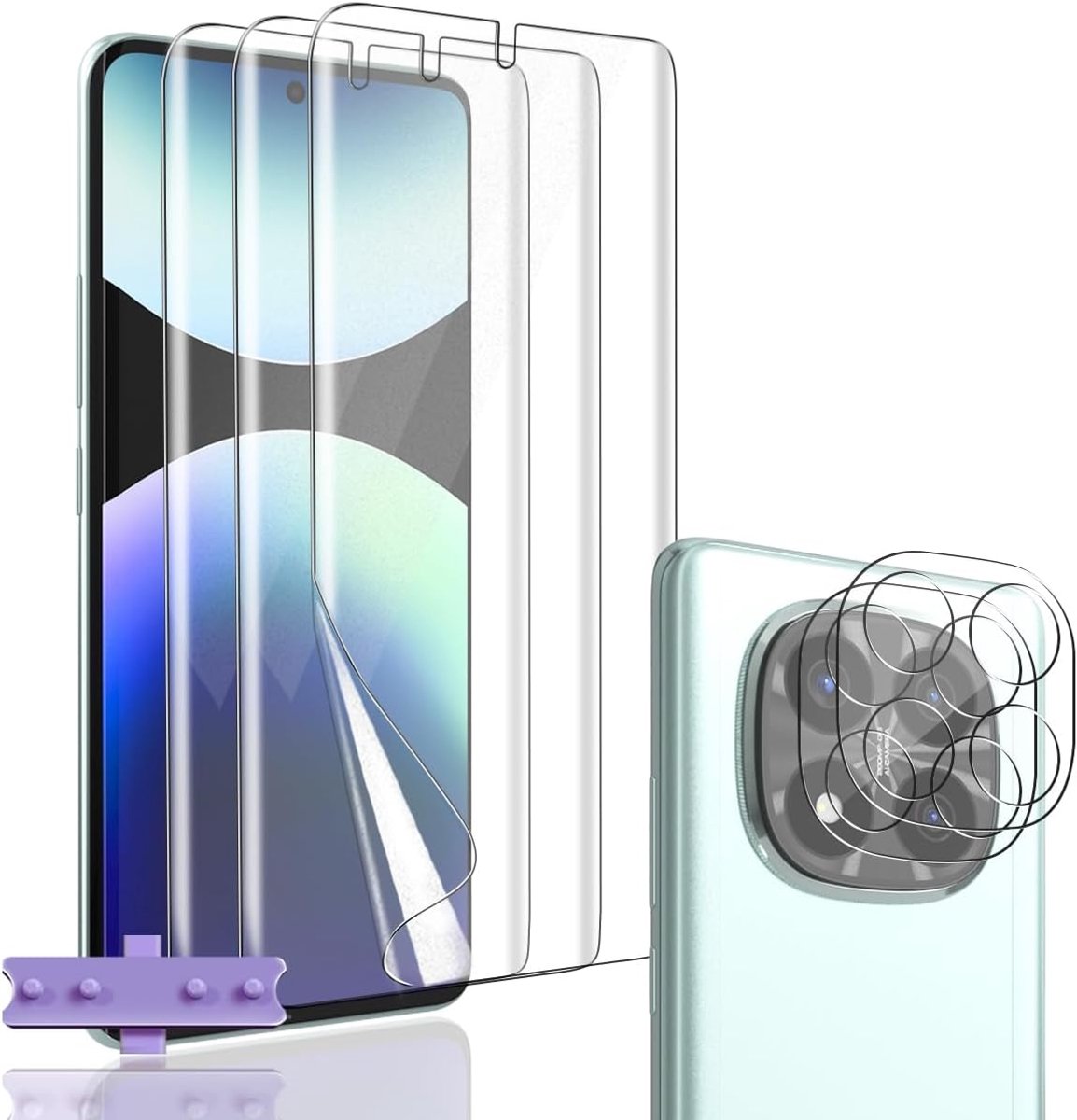 Beschermfolie voor Xiaomi Redmi Note 14 Pro Plus 5G, 3 stuks