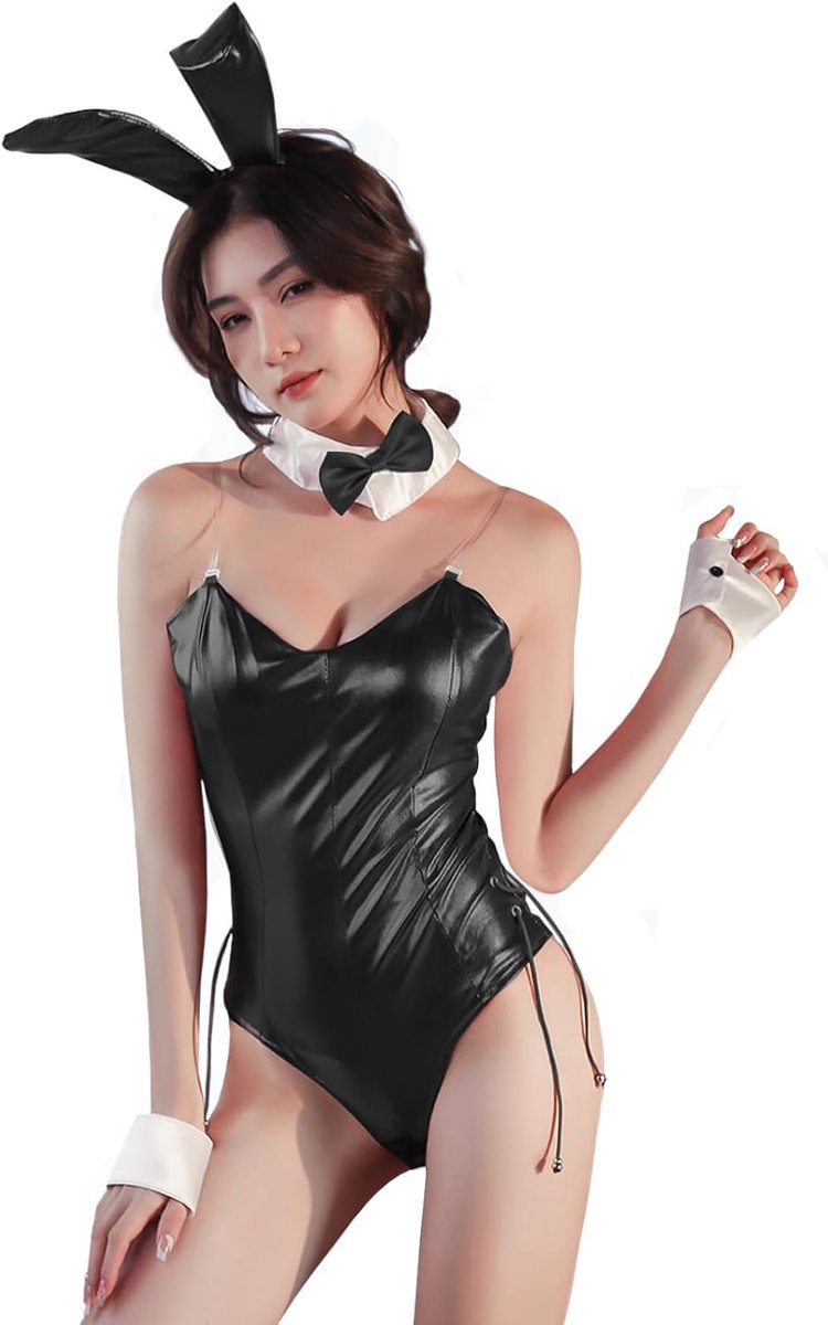 kostuum vrouwen cosplay bodysuit lingerie hazenkostuum dames Halloween haas kostuum met Bunny Ears
