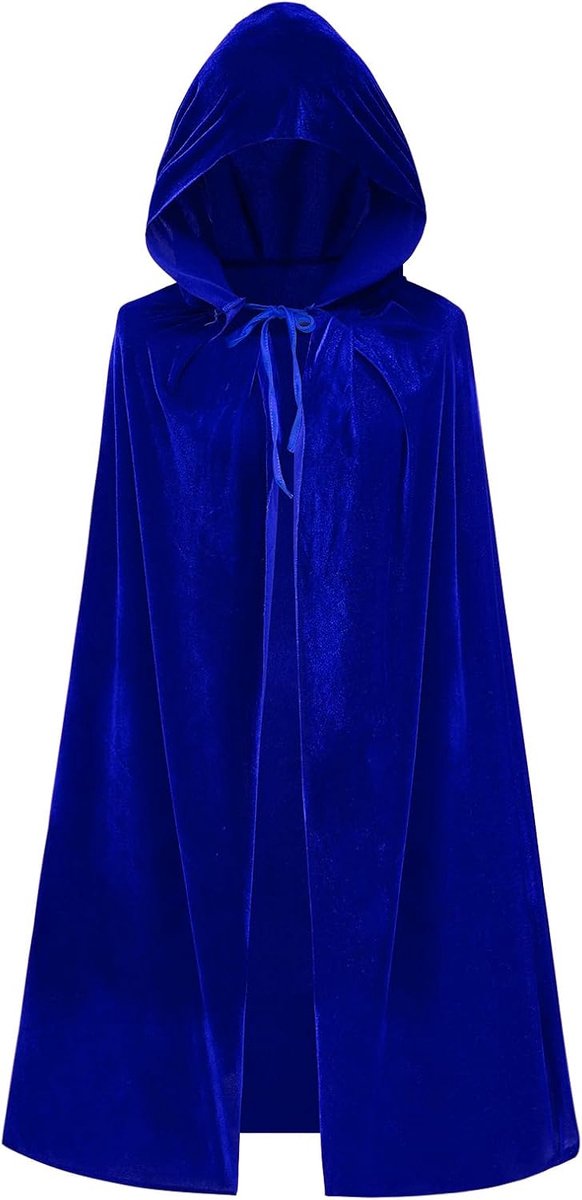 Kindercape met capuchon, fluwelen cape voor Halloween, Kerstmis, fancy cape voor kinderen
