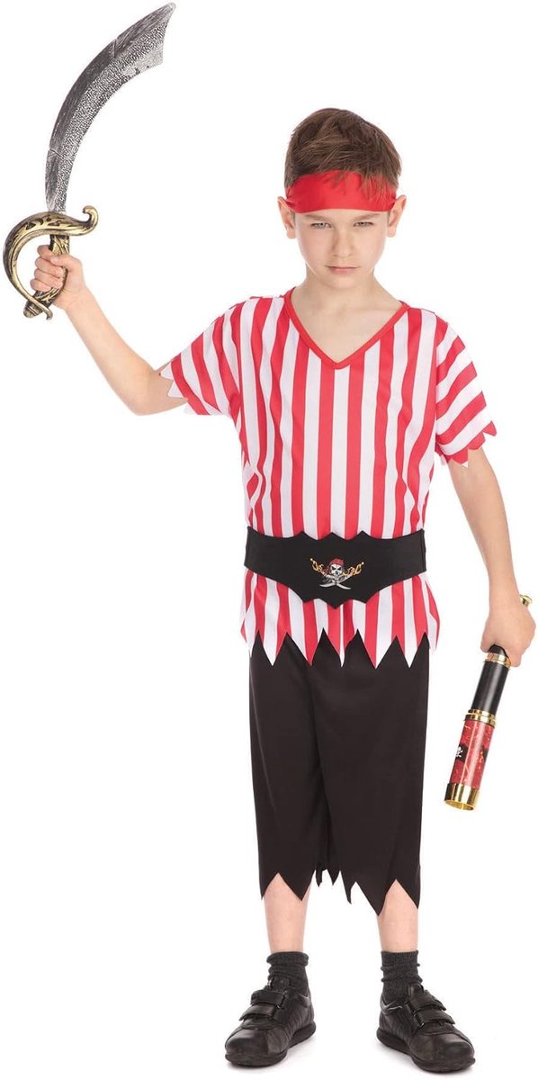 Novelty CC390 piratenkostuum, meerkleurig, 4-6 jaar