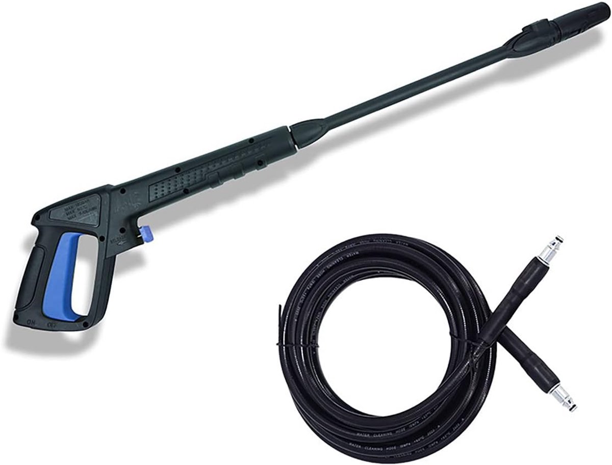 Tools Hogedrukreiniger Krachtwaterpistool + 5M wasslang met snelkoppelingen, compatibel met Bosch hogedrukreinigers 171301