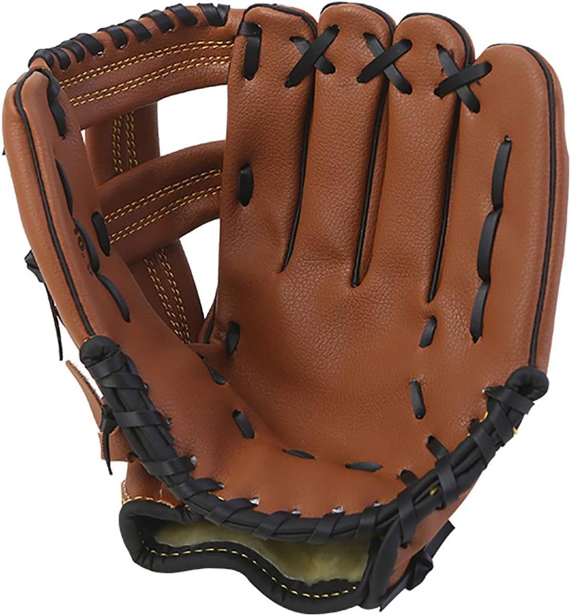 Softbal Handschoen Linkshandige Verdikking Pitcher Softbal Handschoenen Baseball Handschoen voor Kinderen/Jeugd/Volwassene, Rechterhand gooien