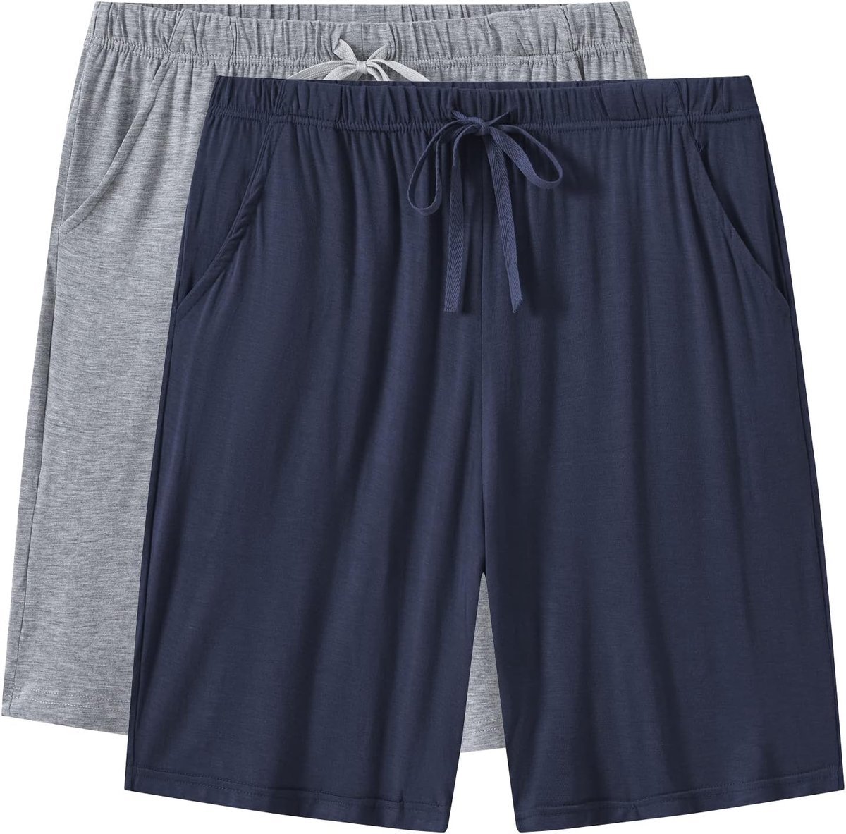 Pyjamabroeken voor heren, korte modal, pyjamabroek, zacht, verstelbare taille, shorts