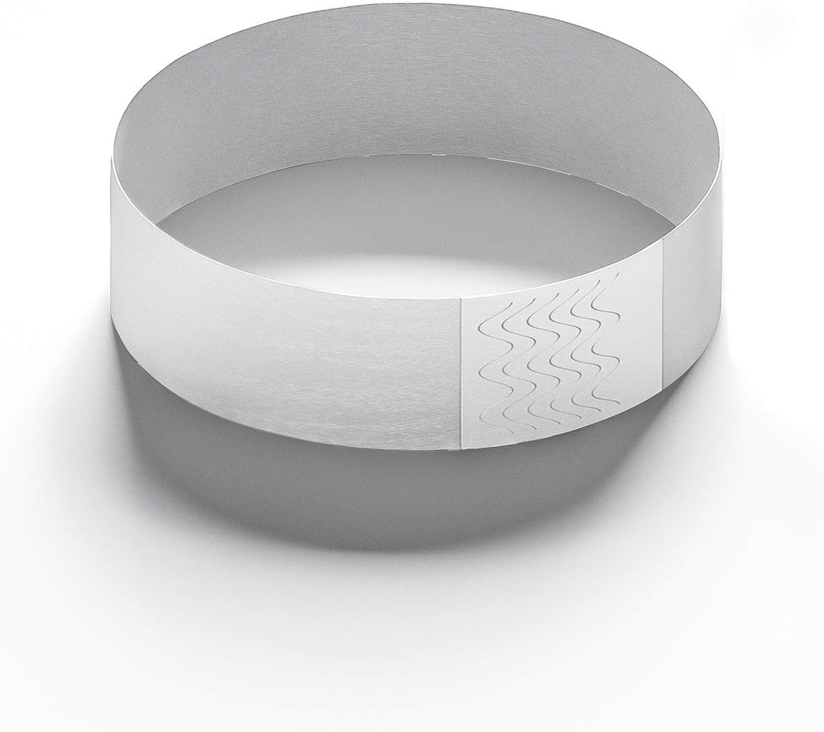 Armbanden, 100 stuks, voor identificatie bij evenementen en feesten, scheurvast en waterdicht (wit)