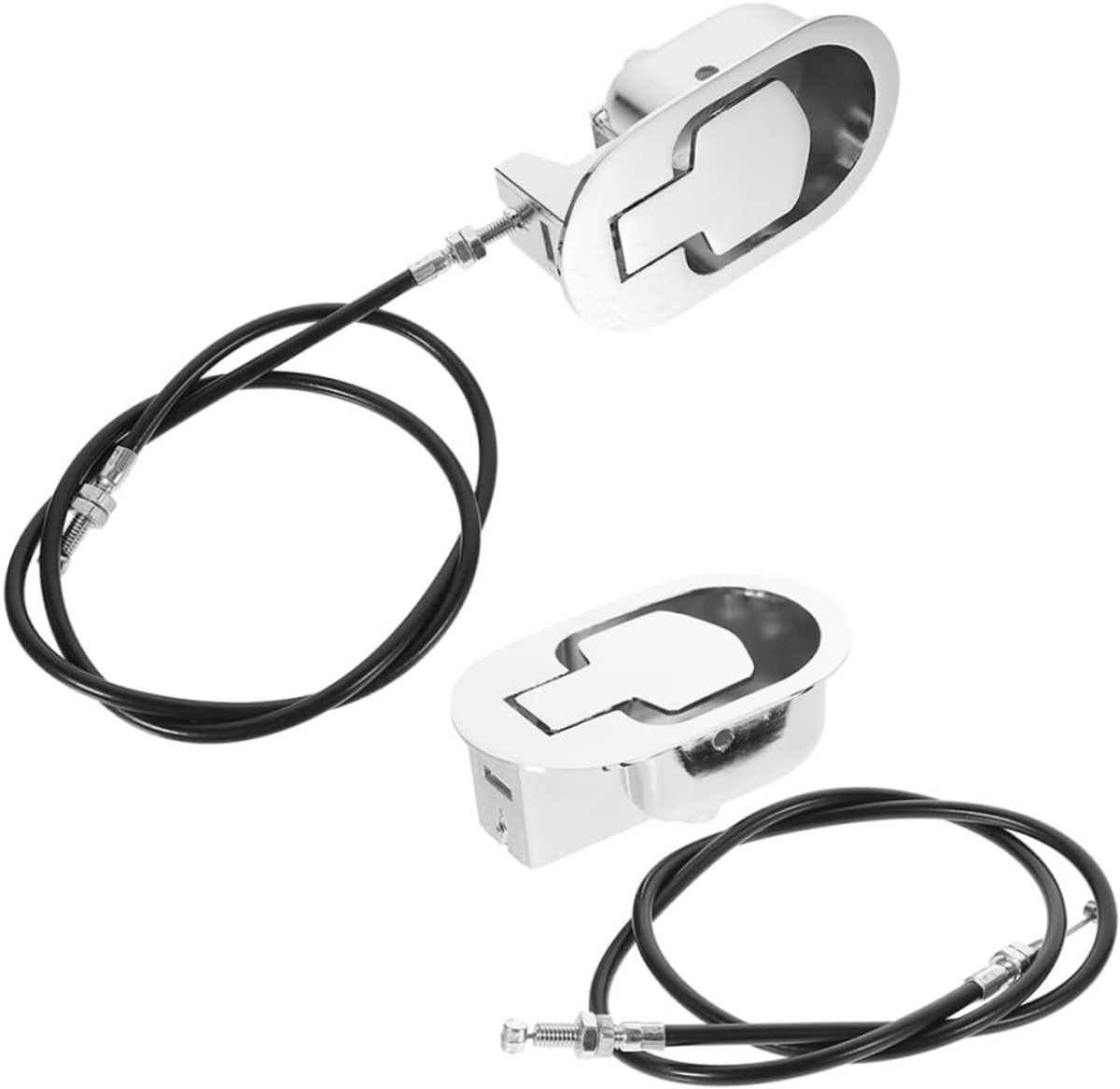 2 Sets Metalen Sofa Recliner Handle Duurzame Verstelbare Trekknop met Kabel voor Precisie Rugleuningregeling Vervangingsonderdelen voor Meubelreparatie Kantoor Thuis