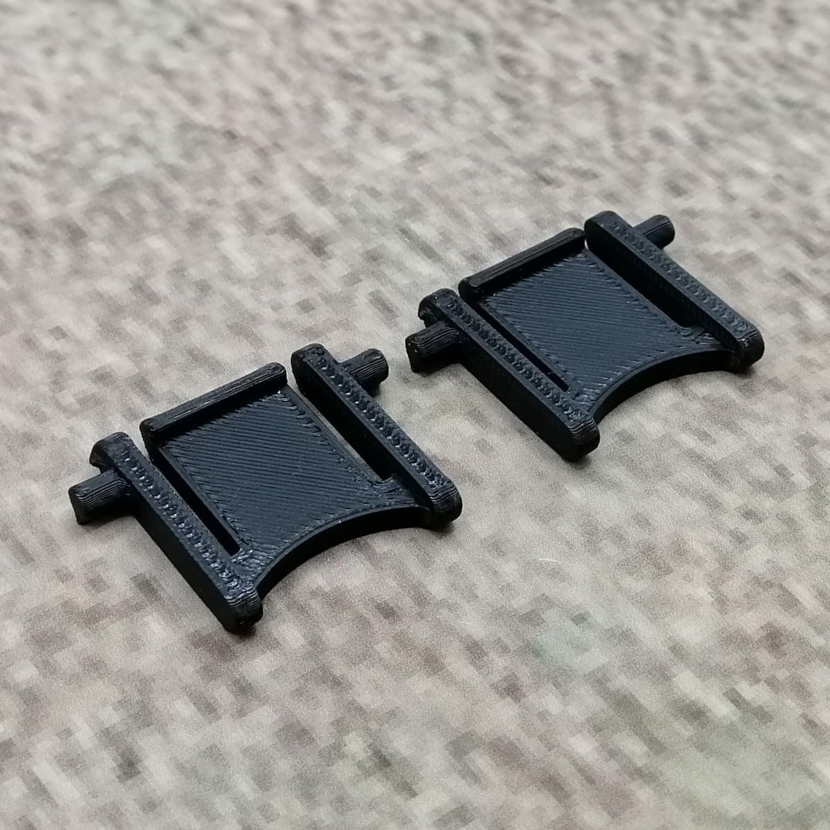 1 paar (2 stuks) vervangende toetsenbordpoten, zwart, compatibel met Razer Lycosa toetsenbord, reserveonderdeel, toetsenbordstandaard, voeten keyboard