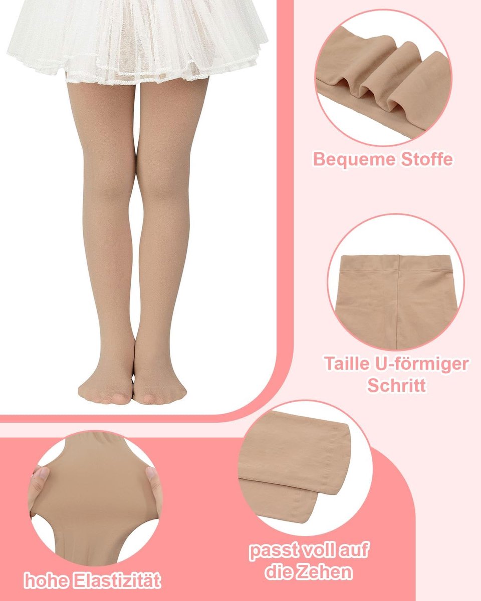 Star Balletpanty voor meisjes, kinderen, balletpanty, zachte danspanty, ademende panty