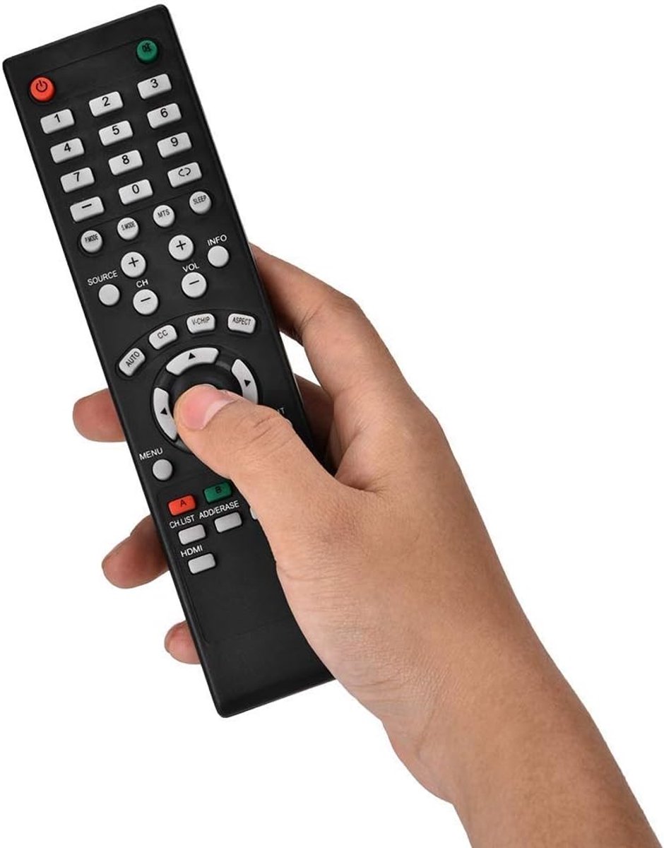 Tv-afstandsbediening voor SEIKI tv, tv-afstandsbediening voor alle SEIKI tv's, snelle respons lange afstand tv-afstandsbediening vervangen, dik ABS-plastic duurzame tv-afstandsbediening
