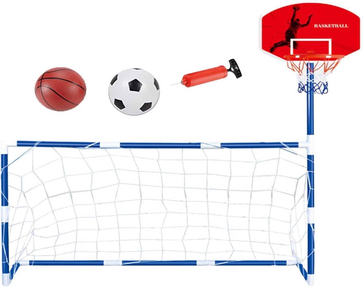 Basketbalring voor peuters - 2-in-1 sportactiviteitencentrum