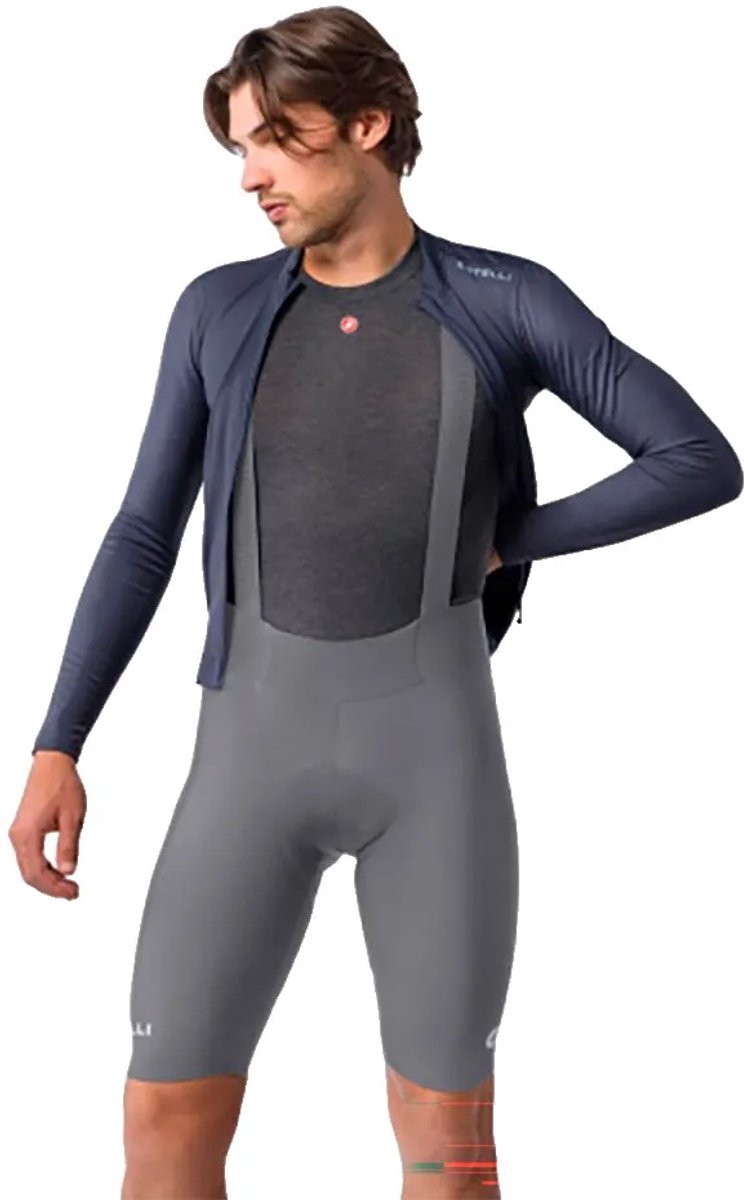 Castelli Espresso Thermal Fietsbroek Grijs S Man