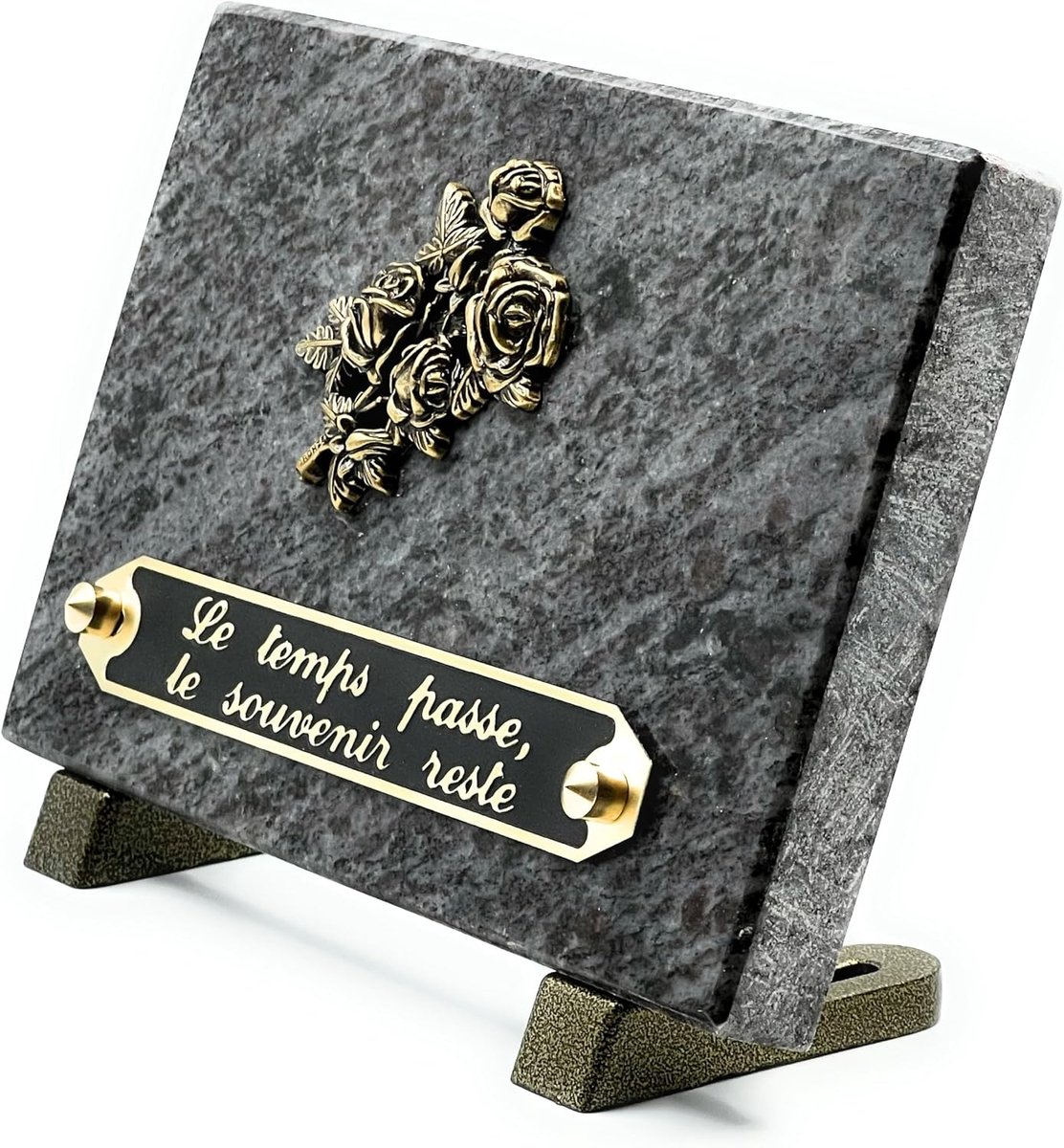 grafbord, grafsteen, gedenkplaat, graniet, grafbord, grafbord, grafbord, mortuariumplaat, personaliseerbaar grafbord (grijs)