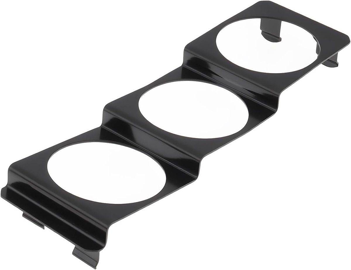 Gaugehouder 3-gats 52mm - Kunststof - Paneel voor 52mm meter - Geschikt voor standaard stereo radio slot
