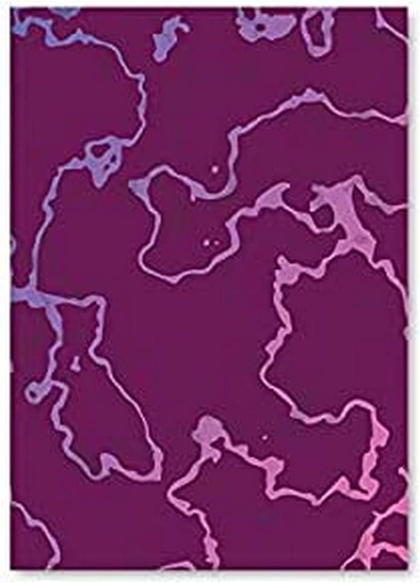 Lava Collection A5 Tijdschrift Notitieboekje, Bourgondië