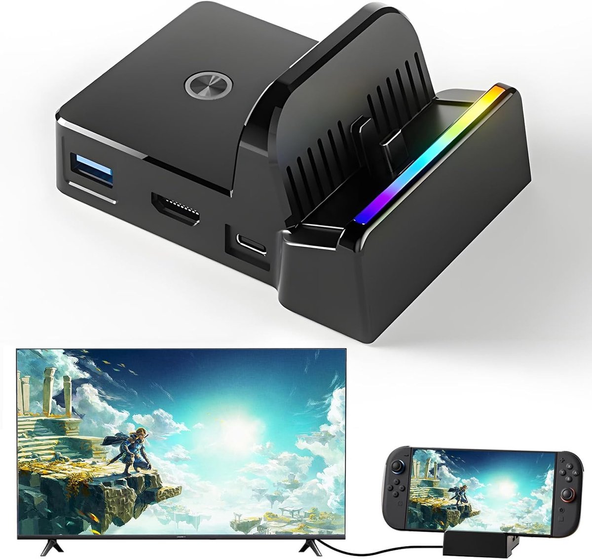 TV docking station, RGB draagbaar Dock voor Switch2