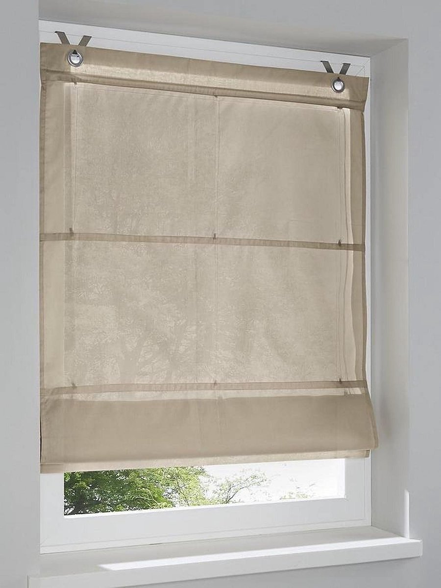 Kessy Bessy - met oogjes, natuur, 45 x 140 cm