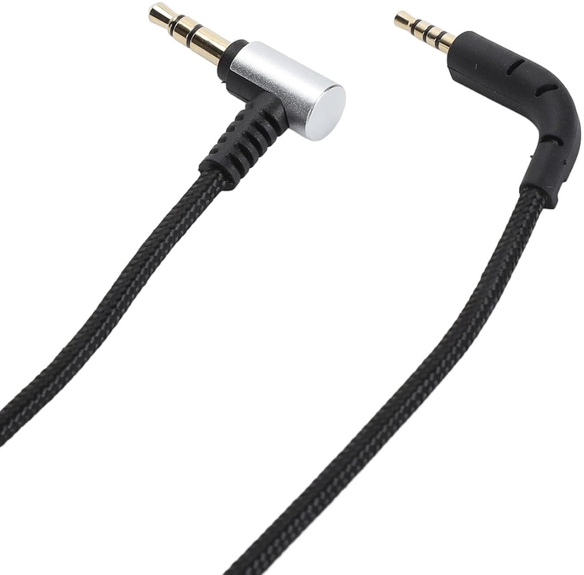 Vervangende Audiokabel voor Hoofdtelefoons, Goud Geplated Plug, 1.2M, Geschikt voor P7 Hoofdtelefoons, Verbeterde Geluidskwaliteit en Duurzaamheid
