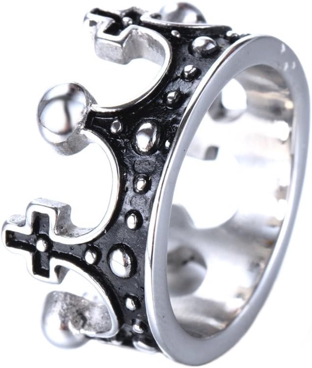Stamped zilver (roestvrij staal) Kristal