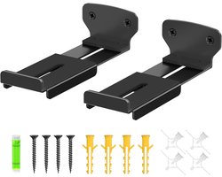Soundbar wandhouder voor Samsung, Bose, Vizio en LG soundbars met een diepte van 8,9-16 cm, belastbaar tot 17 kg, inclusief bevestigingsmateriaal, eenvoudige montage