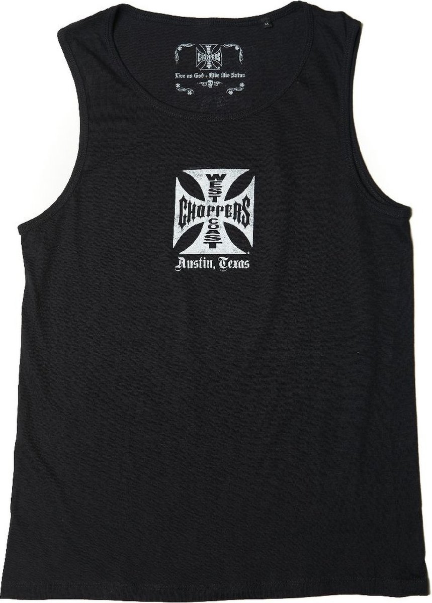 WCC West Coast Choppers T-shirt Classic Tanktop Zwart