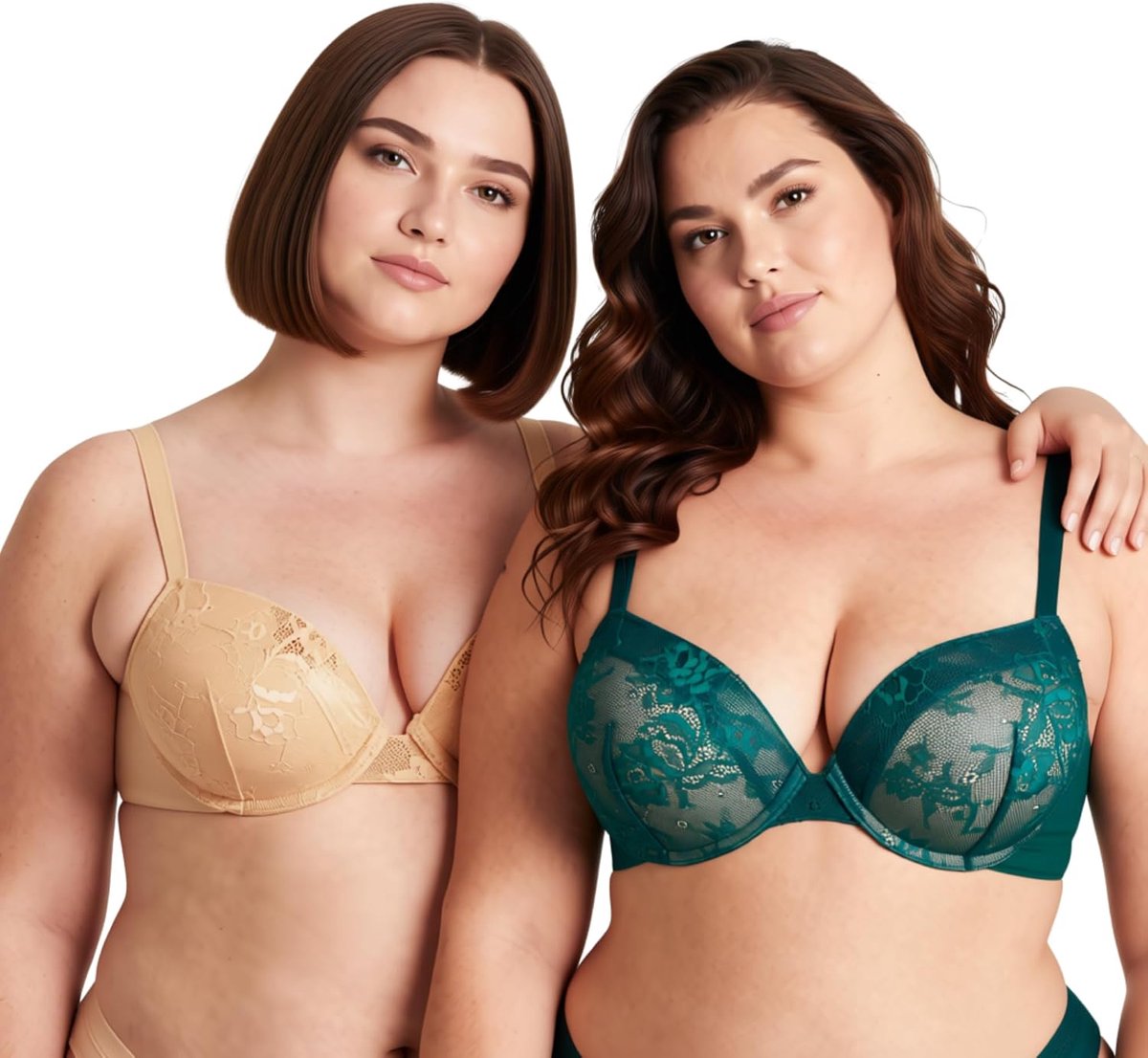 Muse Grote Maten +1,5 Cup Push-Up Beugelbeha-x2