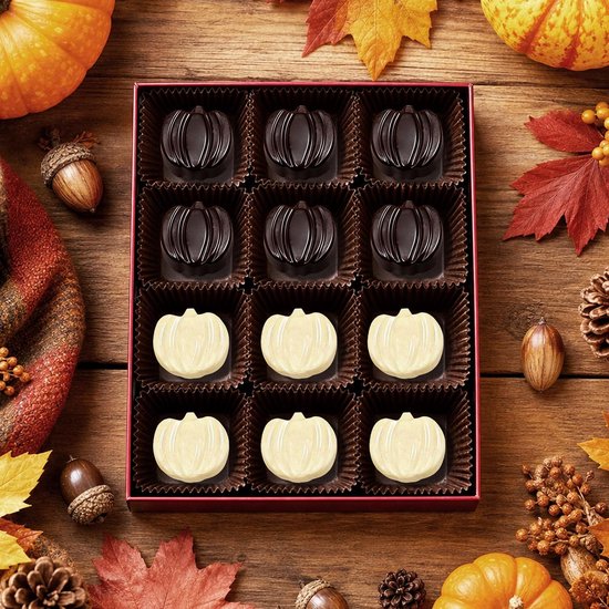 2 stuks siliconen vormen pompoen, 24 compartimenten herfst siliconen chocoladevormen, 3D siliconen vormen herfst, herfstvormen, mini herfstvormen, Halloween siliconen vorm, siliconen mallen bakken — afbeelding 4