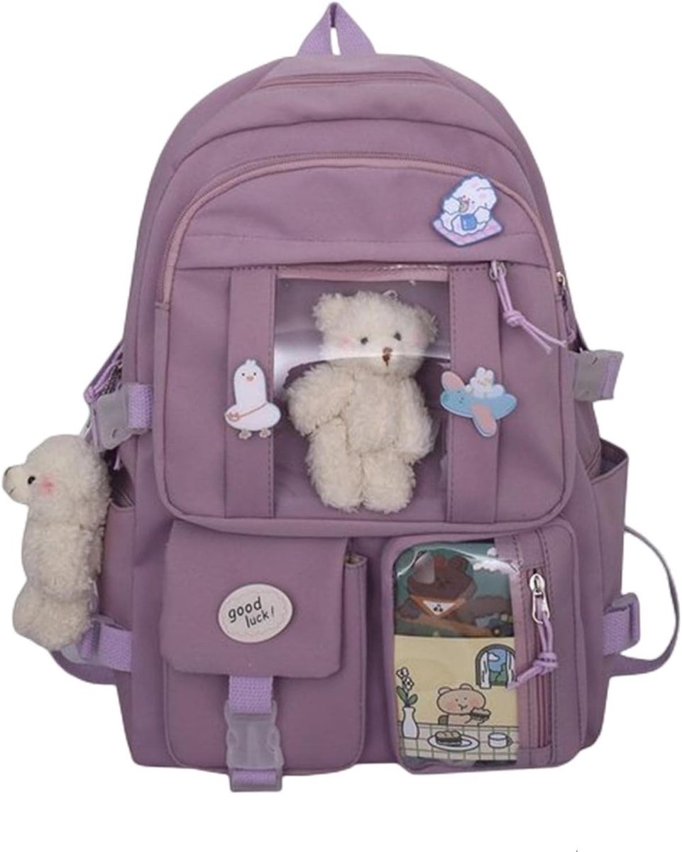 bag High School Girls Backpack School Bags For Teenage Girls Multi Pockets Backpack