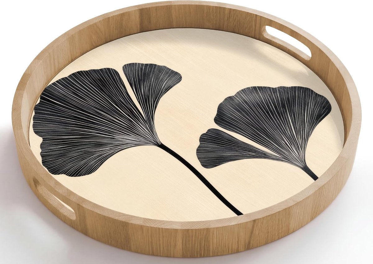 Houten Dienblad Met Handgrepen Eikenhout Krasbestendig