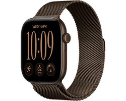 Apple Watch Series 12 - Wifi + 5G - 42 mm - Donkerbrons - S/M