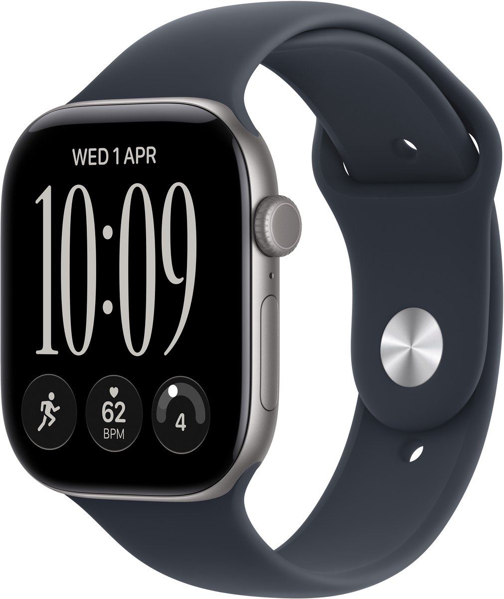 Apple Watch Series 12 - Wifi + 5G - 46 mm - Spacegrijs - M/L