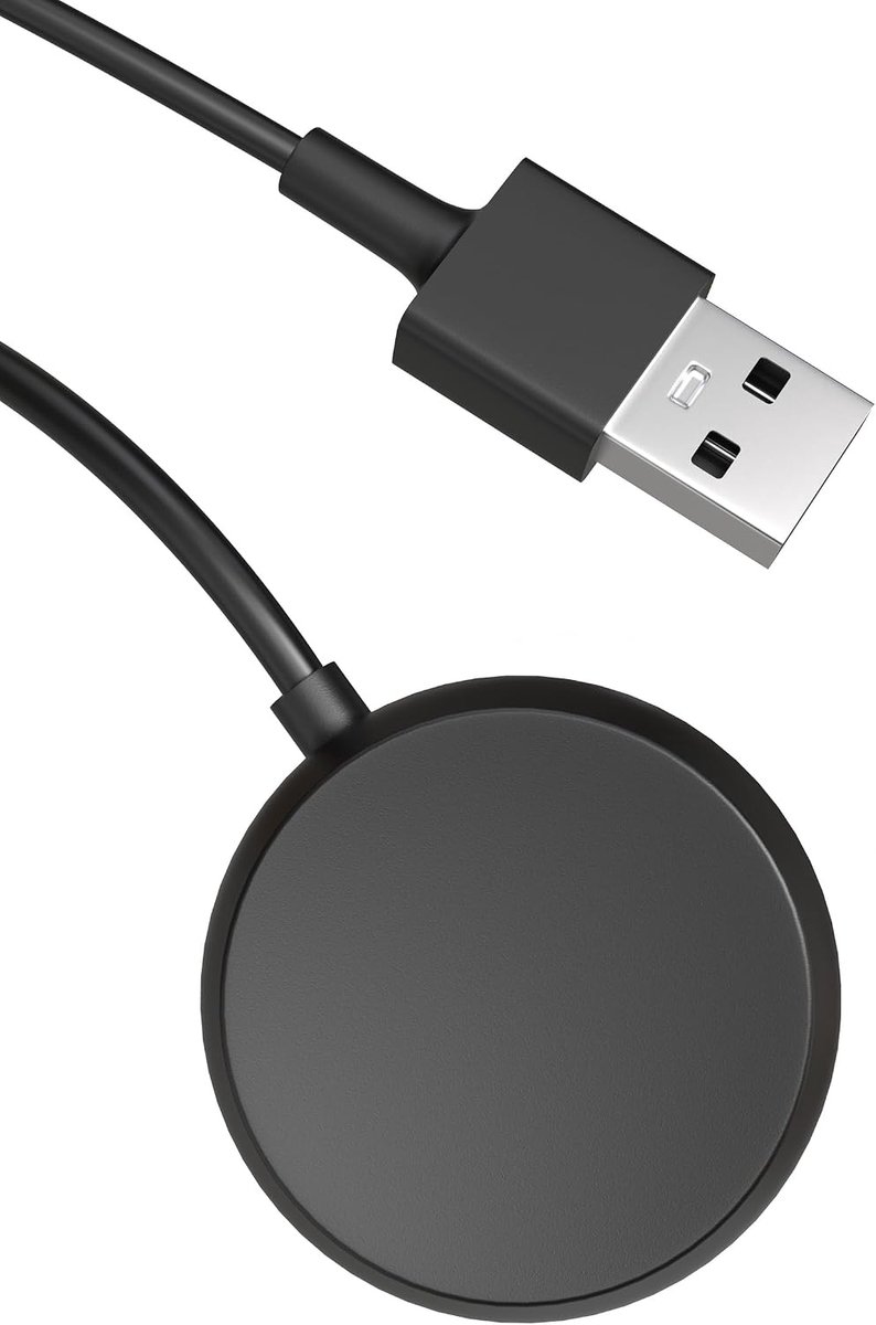 Pixel Watch Charger voor Google Pixel Watch 1 Smartwatch Oplaadkabel Station Stand - 3,3ft (1m) - Zwart
