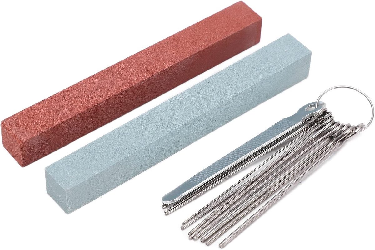 Reparatie Tools Gitaar Brug Zadel Moer Bestanden Met Slijpsteen Professionele Polijsten Muziekinstrument Onderhoud Accessoires:(M02802)