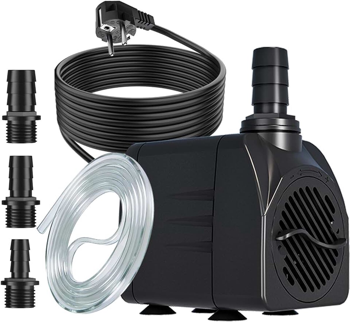 Dompelpomp 550GPH Droogbrandbeveiliging met ultrastille Desin 2,0 m hoge lift voor fonteinen, hydrocultuur, vijvers, aquaria en meer..