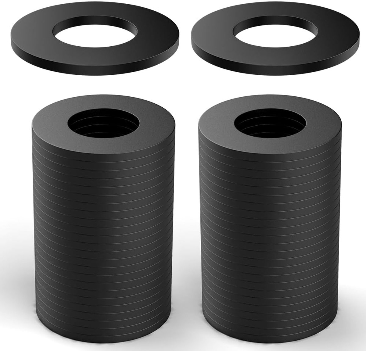 Platte Sluitringen M8 - O-ring Afstandsschijven, Carrosserieringen, Afdichtring, Koolstofstaal voor Reparaties - M8 x 16 mm x 1,5 mm