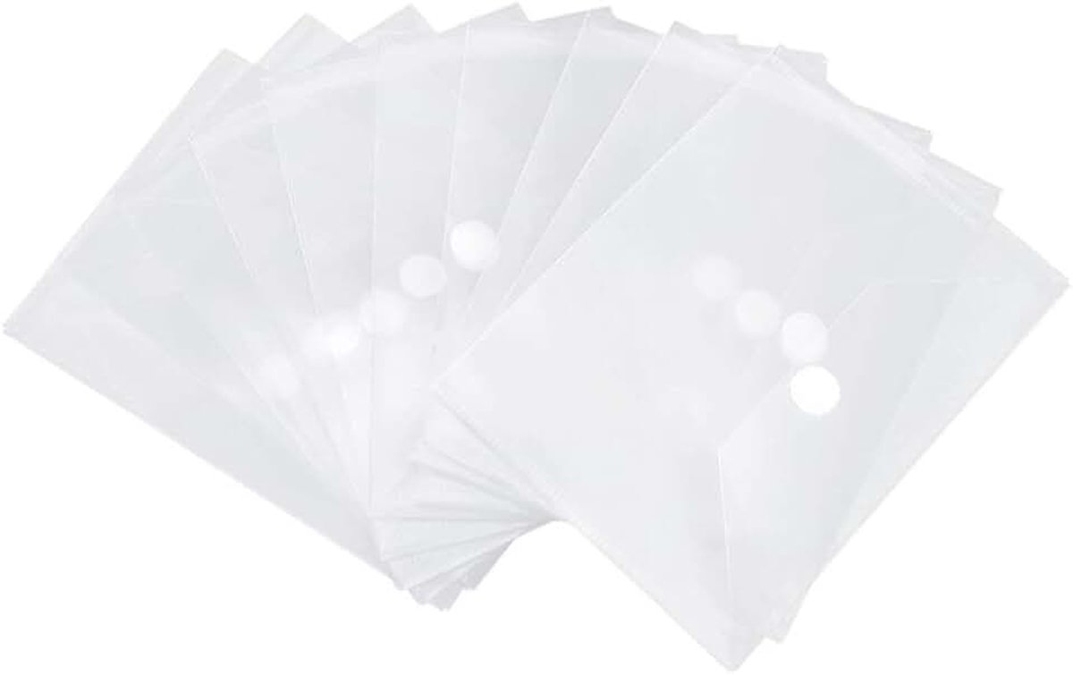 10 stuks / set opbergtassen, sterk hechtend, magische stickerpakket voor het opbergen van stansvormen, rubber, transparante stempelsjablonen enz. voor knutselwerk, scrapbooking, papieren kaarten