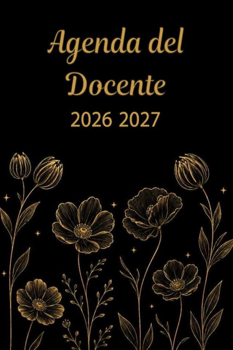 Del Docente 2026-2027 A5: Pianificatore settimanale e mensile, Da Agosto 2026 a Luglio 2027, Registro del professore .