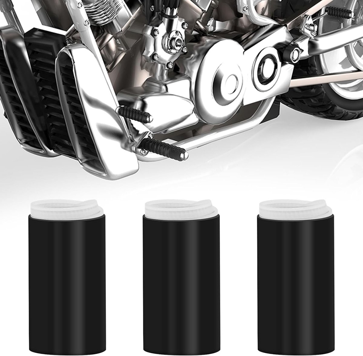 Drie Delige Motor Schakelaar Bescherming van Siliconen Rubber, Voorkomt Slijtage en Vuil van Schoenen, Geschikt voor Diverse Motoren