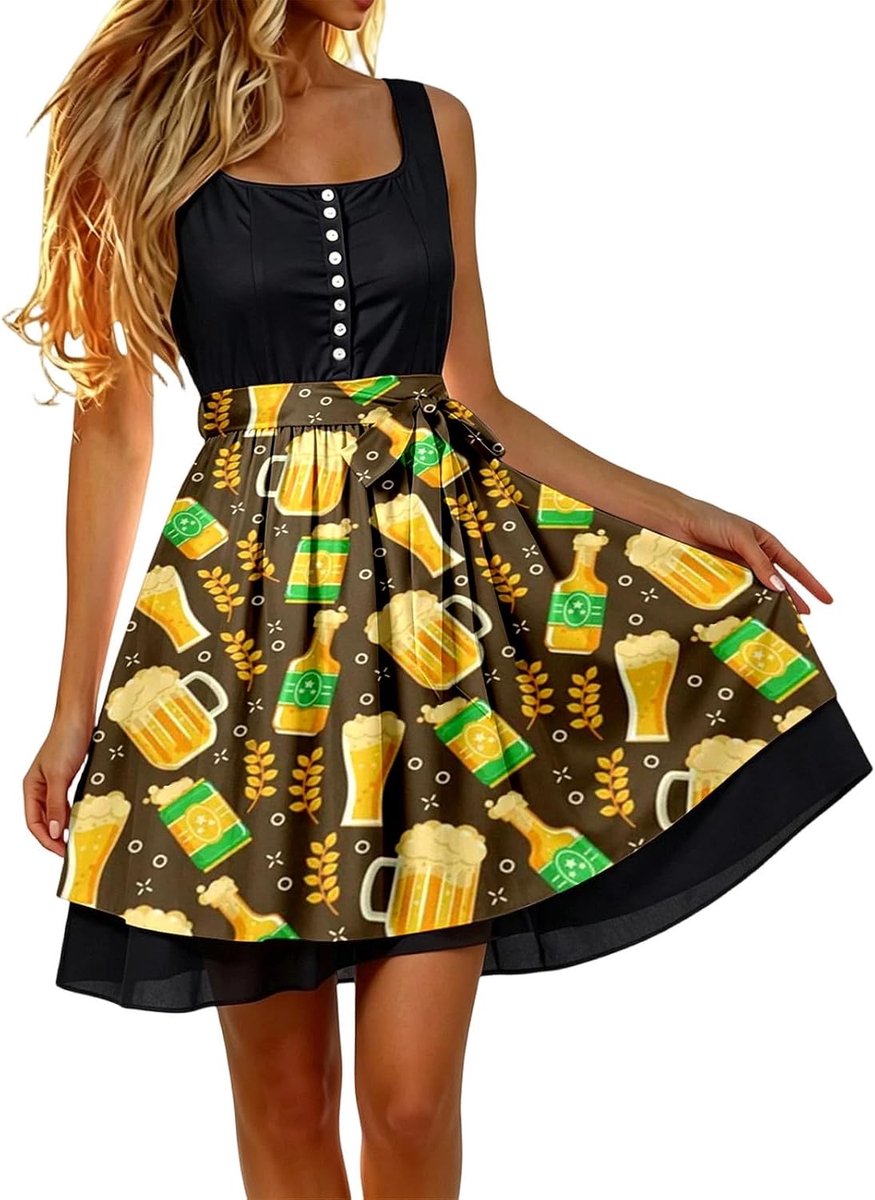 Beierse barklederdracht voor het Oktoberfest, elegante tuin- en landhuisstijl kleding voor volwassenen