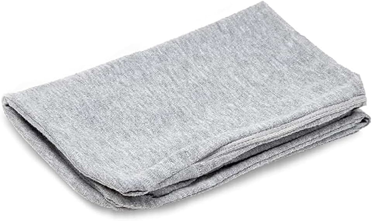 Reiskussen - Premium 35 x 30 x 10-8 cm grijze overtrek